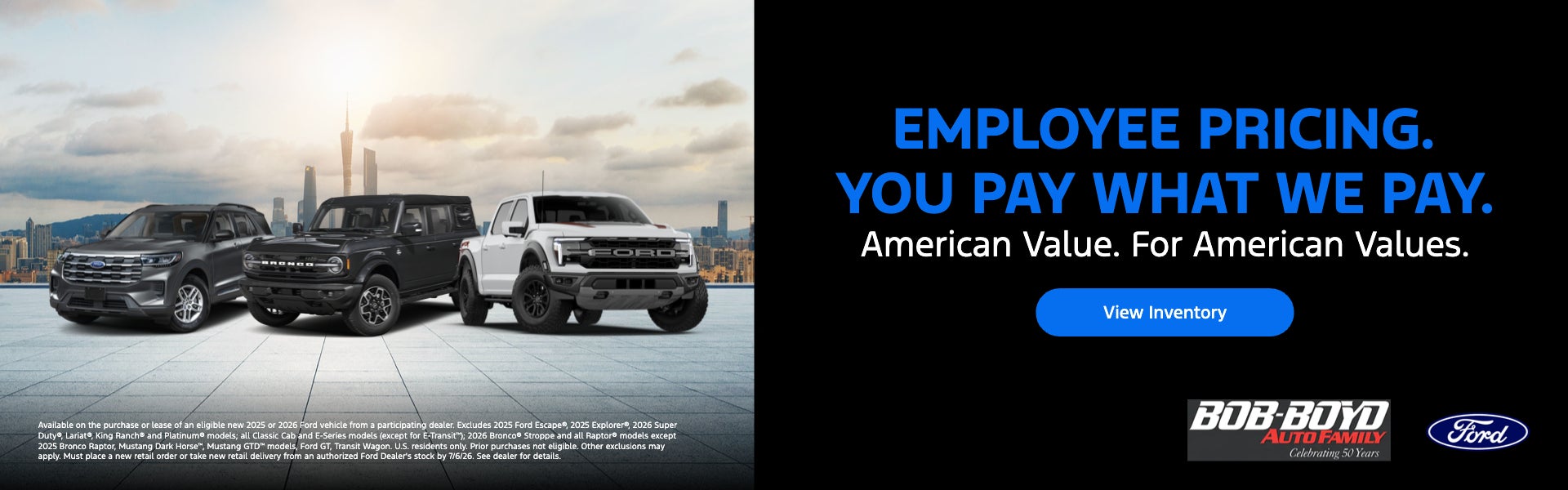 Employee Pricing